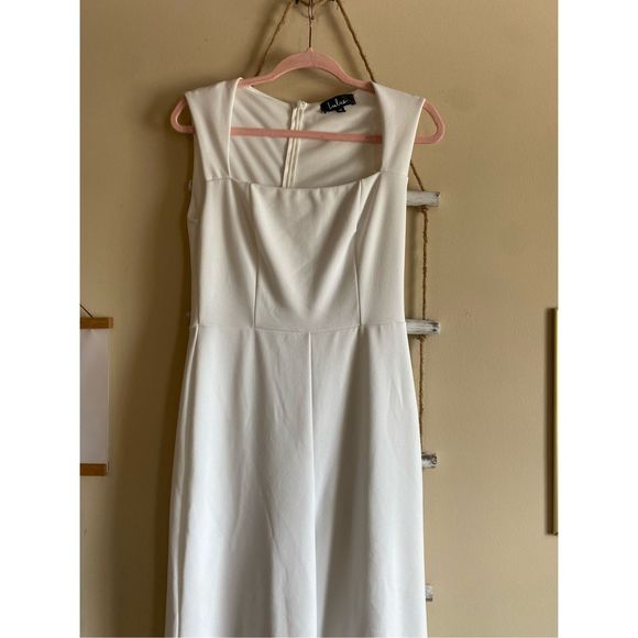 Lulus Medium Enticing Endeavors White Jumpsuit Bachelorette Wedding Guest Outfit - Picture 5 of 7